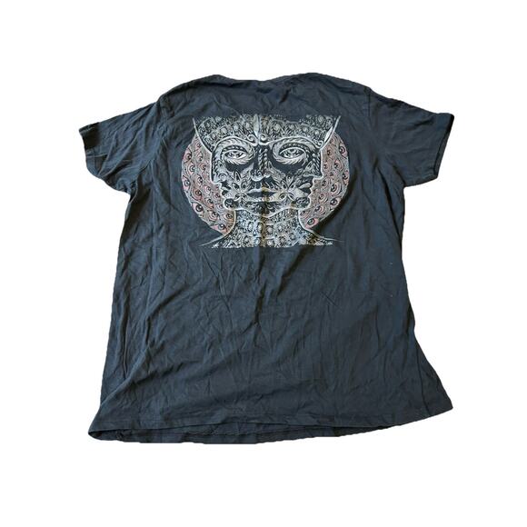 Tool T-Shirt Black 10,00 Days Tour Los Angeles California Triple Face Women L - Picture 4 of 7